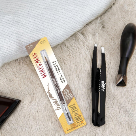 Blonde Eyebrow Pencil, Nourishing Eyebrow Filler With Jojoba Oil & Shea Butter, Look - Paired With Moofin Eyebrow Tweezers, Cedar Wood, Long-Lasting Eyebrow Pencil Blonde (Pack Of 2)