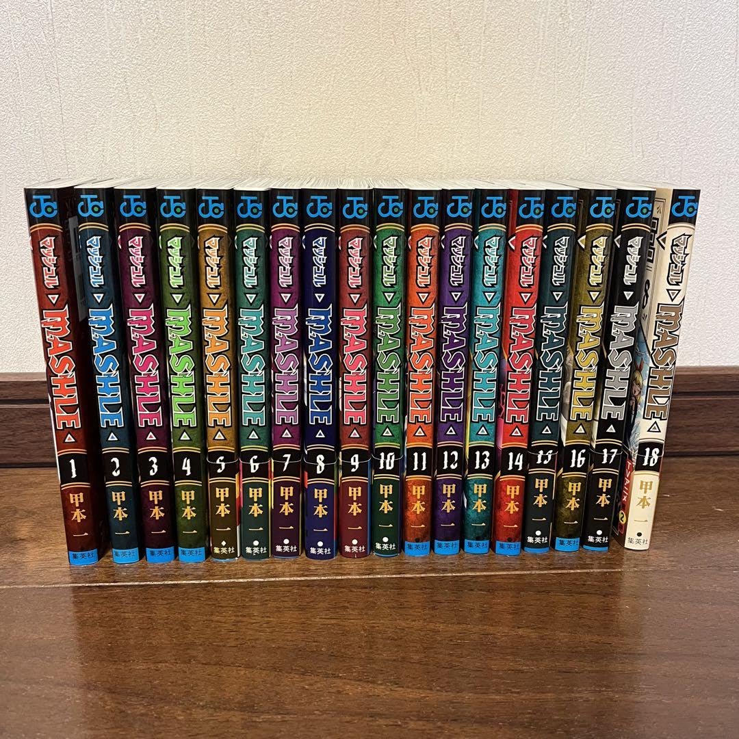 (Completed) Mashle 1-18 Volume Complete Set