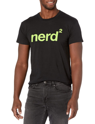 Hanes Men’s Short Sleeve Graphic T-Shirt Collection, Nerd Squared, Large