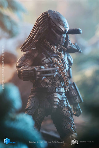 Hiya Toys Predator: Jungle Predator (Version 2) 1:18 Scale Action Figure, Multicolor