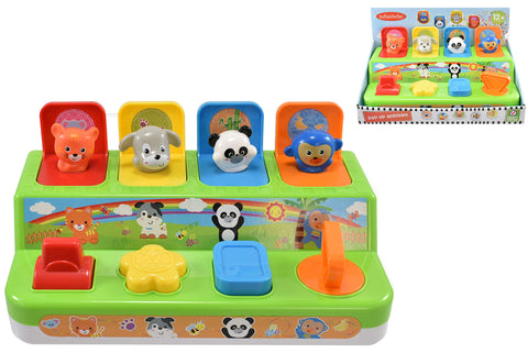Infunbebe Pop Up Animals | Toddler Toys | Baby Sensory Toys | Ages 12 Months +