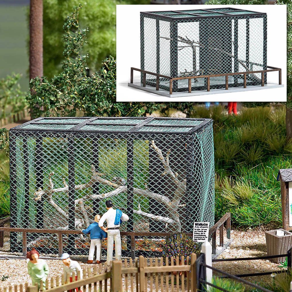 Busch 1583 Animal Cage HO Structure Scale Model Structure