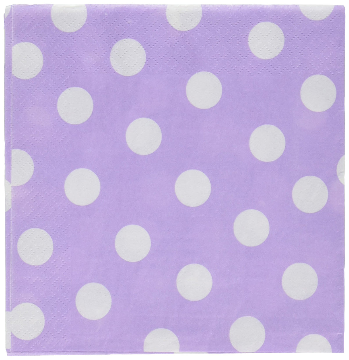 Dots Luncheon Napkin Color Party Tableware, 16 Pieces, Made from Paper, Lavender, by Amscan