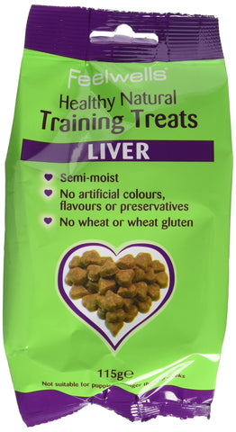 Feelwells Semi Moist Liver Training Treats (Pack of 7),115 g (Pack of 7)