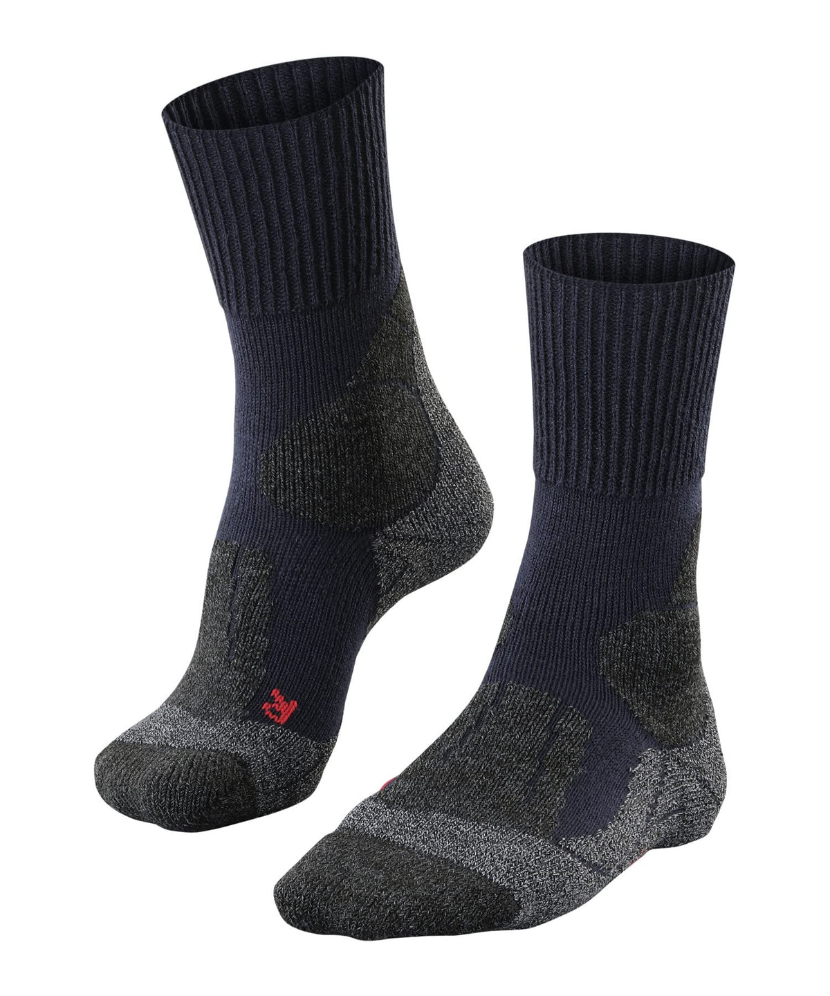 FALKE Women's TK1 Adventure W SO Wool Thick Anti-Blister 1 Pair Hiking Socks, Blue (Marine 6120), 4-5