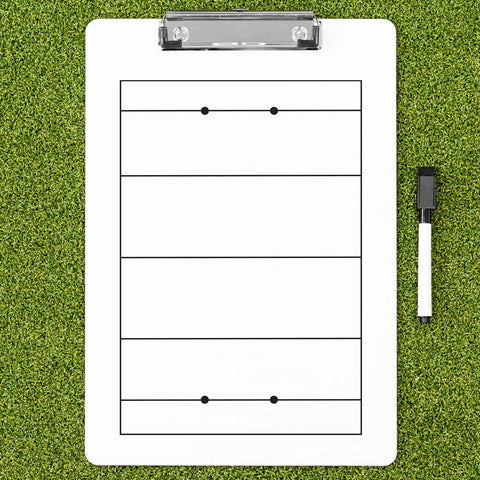 FORZA Coaching Clipboard | 13 Sports Available | Wipe Clean Tactic Board (Rugby)