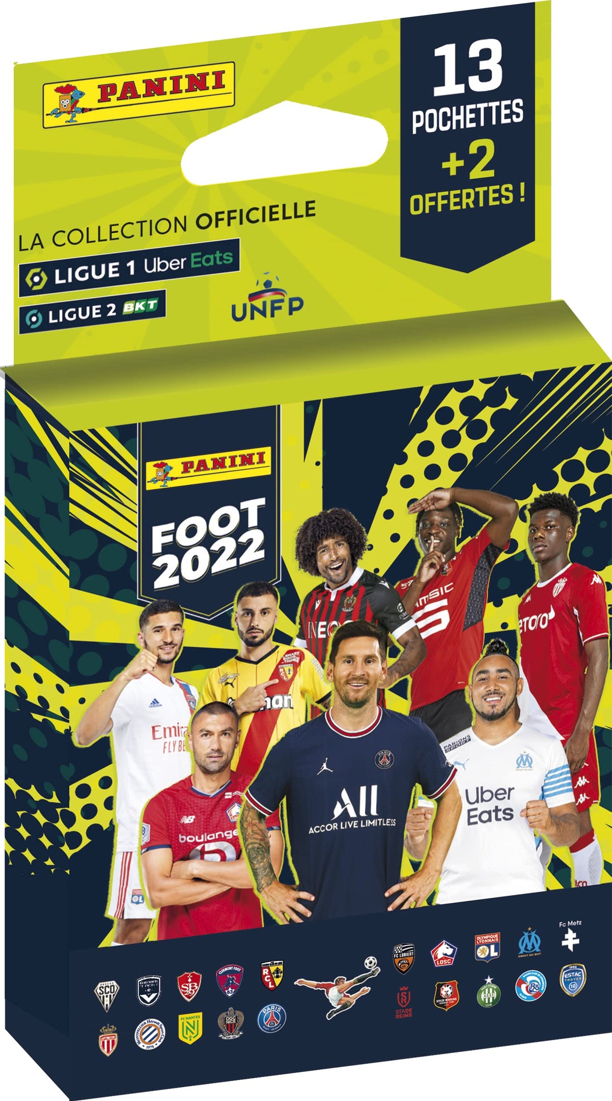 Panini Stickers Football League 1 2021-22 Blister Pack of 13 Pockets + 2 Free