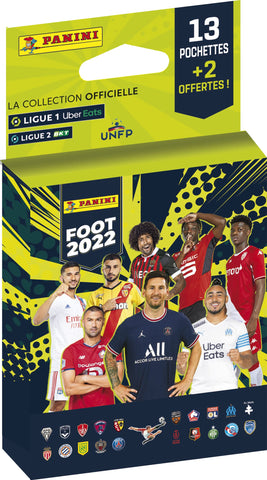 Panini Stickers Football League 1 2021-22 Blister Pack of 13 Pockets + 2 Free