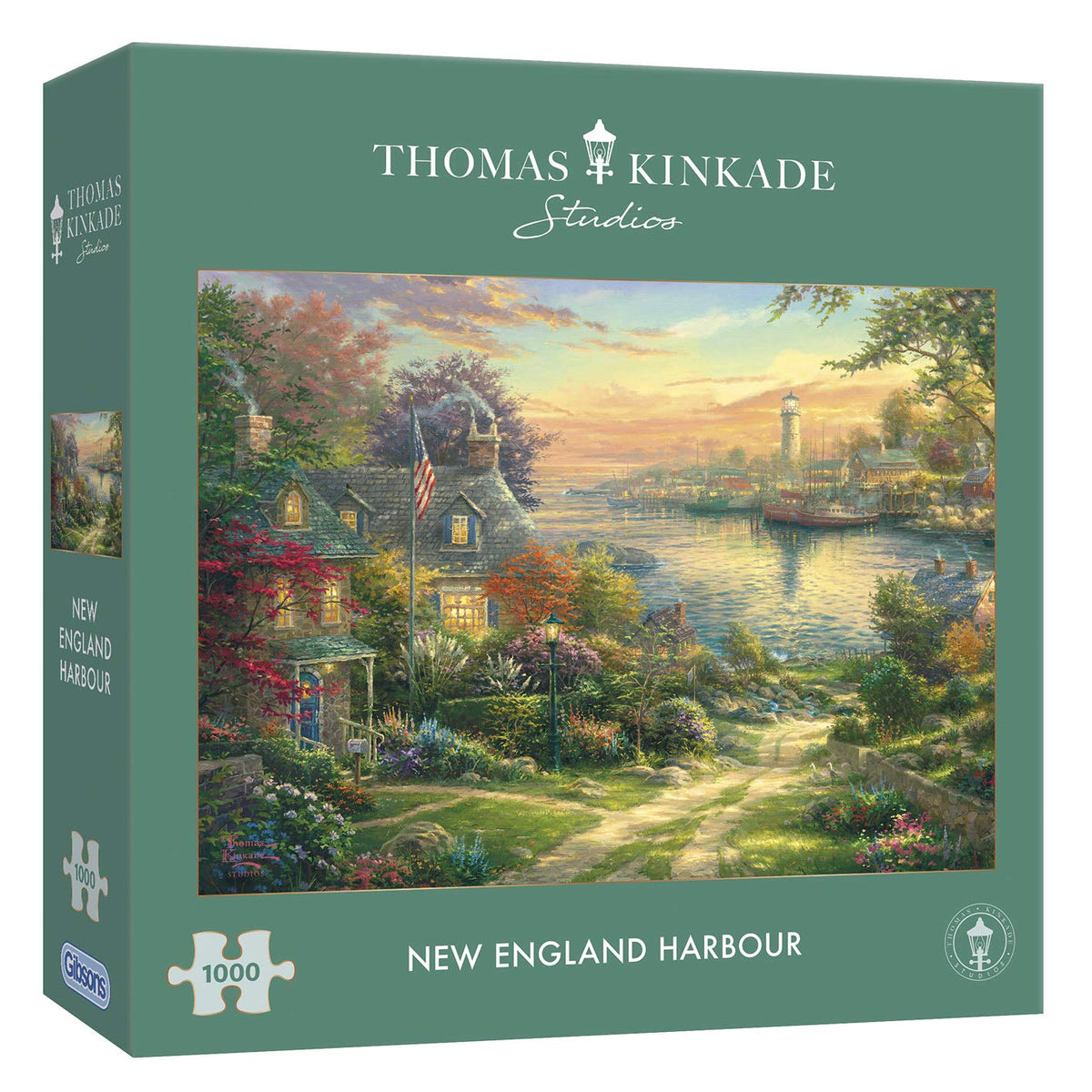 Gibsons New England Harbour 1000 Piece Jigsaw Puzzle