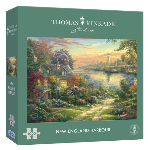 Gibsons New England Harbour 1000 Piece Jigsaw Puzzle