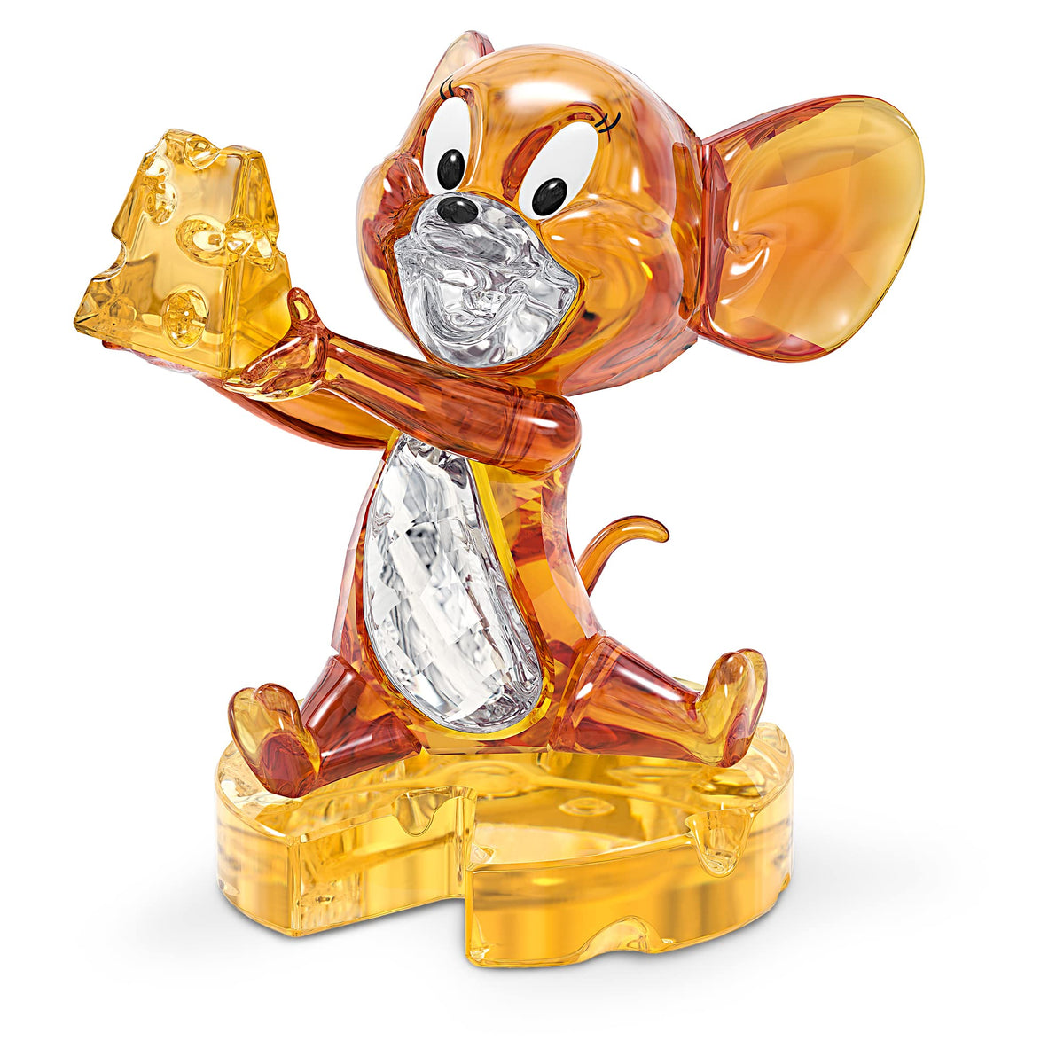 SWAROVSKI Tom & Jerry Figurine, Jerry, Yellow, Orange, and Clear Crystals, Part of The Tom & Jerry Collection