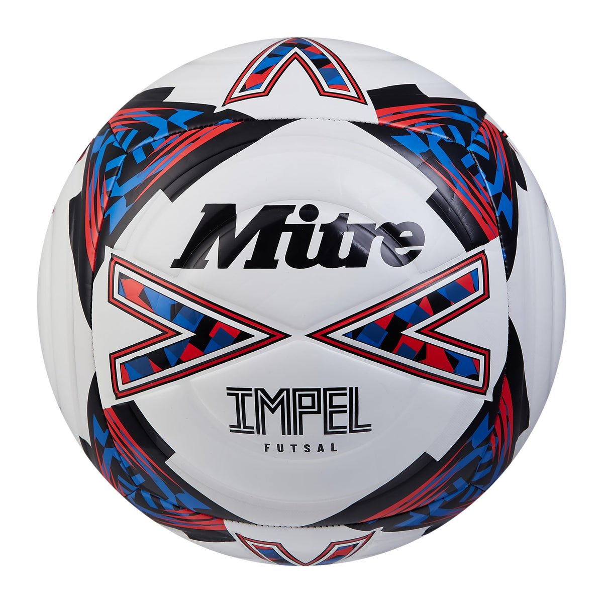Mitre Unisex-Adult Impel Futsal 24 Football, Fluo Yellow/Black/Circular Grey, 4