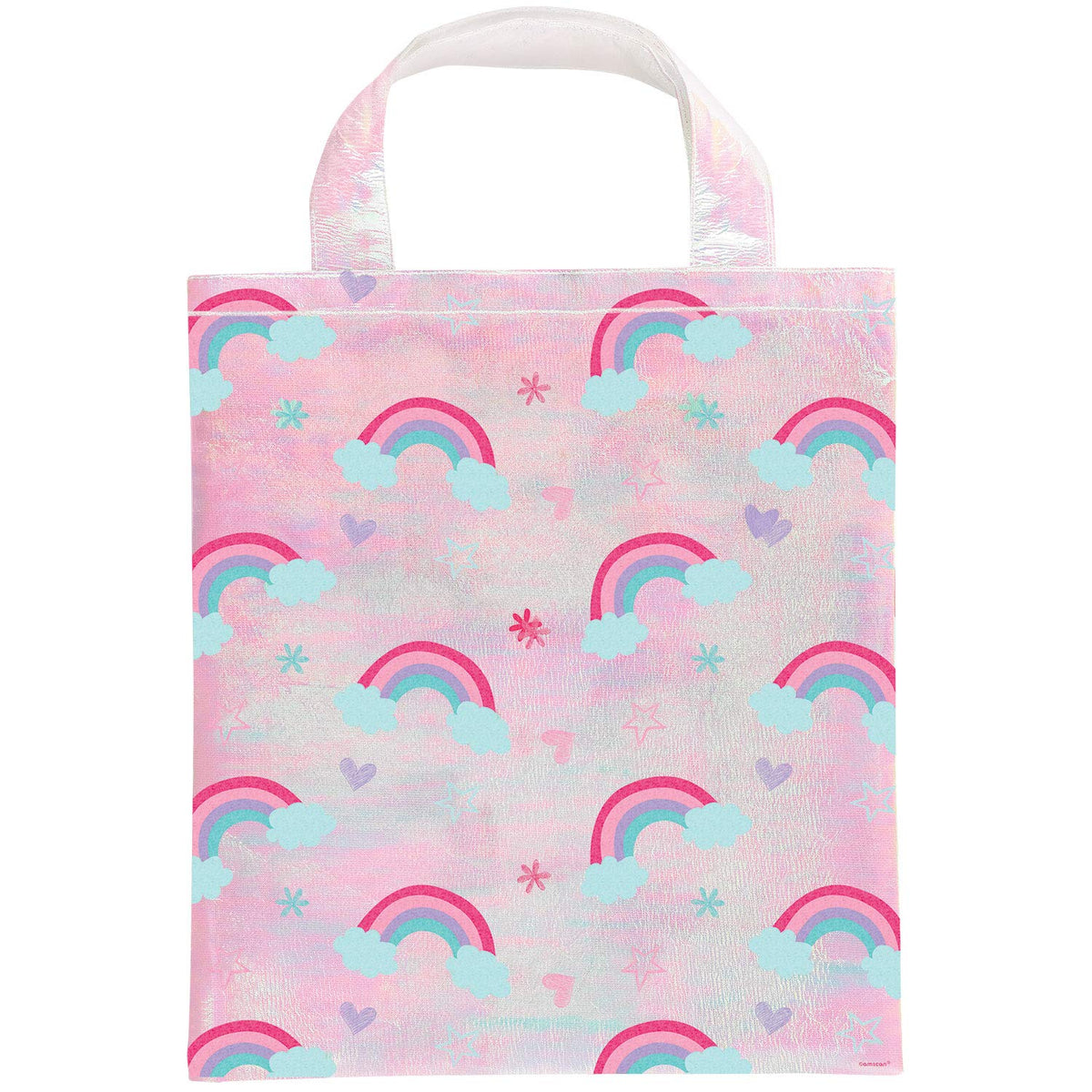 Amscan Iridescent Rainbows Tote Bag | Multicolor | 1pc