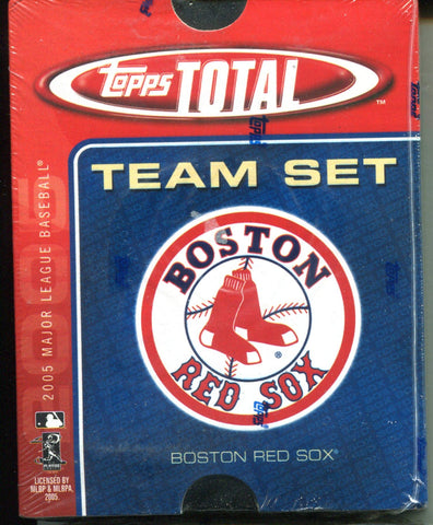 Topps Total Boston Red Sox 2005 Team Set Curt Schilling Manny Ramirez David Ortiz (26 Cards in Sealed Box) (Team)