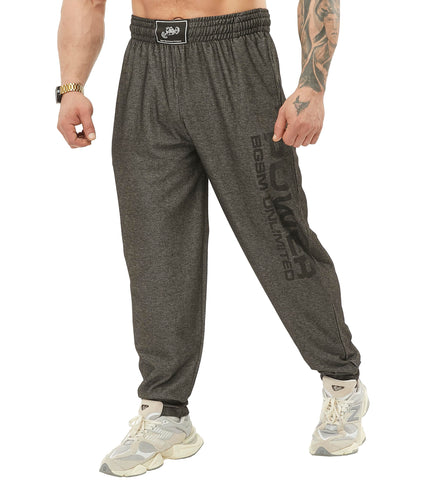 BIG SAM SPORTSWEAR COMPANY Men's Baggy Sweatpants with Pockets, Oldschool Loose Fit Gym Pants, Anthracite, X-Large