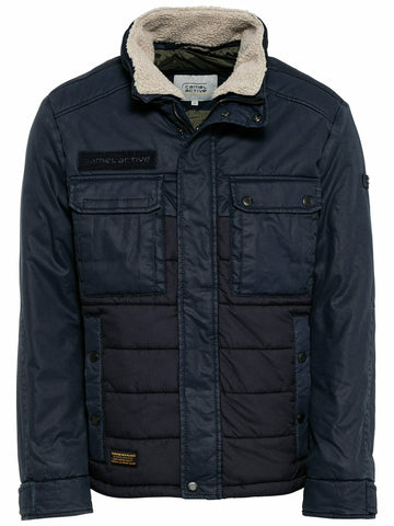 camel active Men's 430090/6u92 Jacket, Dark Navy, 19