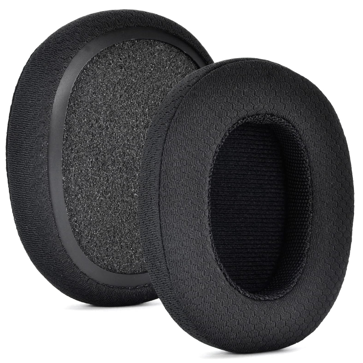 defean Ear Pads Compatible with Sennheiser HD 4.50BT, HD 4.50, HD 4.50BTNC, HD 4.50SE, HD 4.40BT, HD 4.30G, HD 4.20S, HD 458BT, HD 450, HD 450BT, HD 400S, HD 350BT Headset (Black Breathable Fabric)