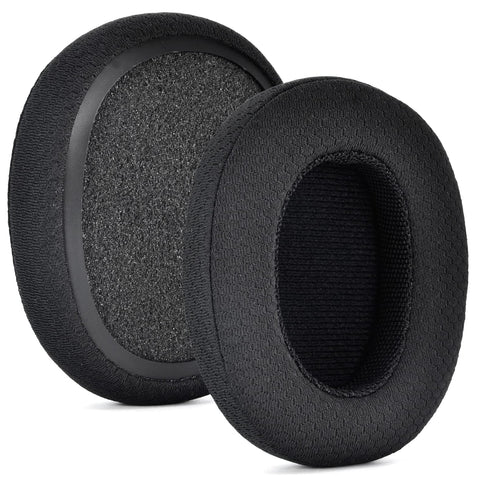 defean Ear Pads Compatible with Sennheiser HD 4.50BT, HD 4.50, HD 4.50BTNC, HD 4.50SE, HD 4.40BT, HD 4.30G, HD 4.20S, HD 458BT, HD 450, HD 450BT, HD 400S, HD 350BT Headset (Black Breathable Fabric)