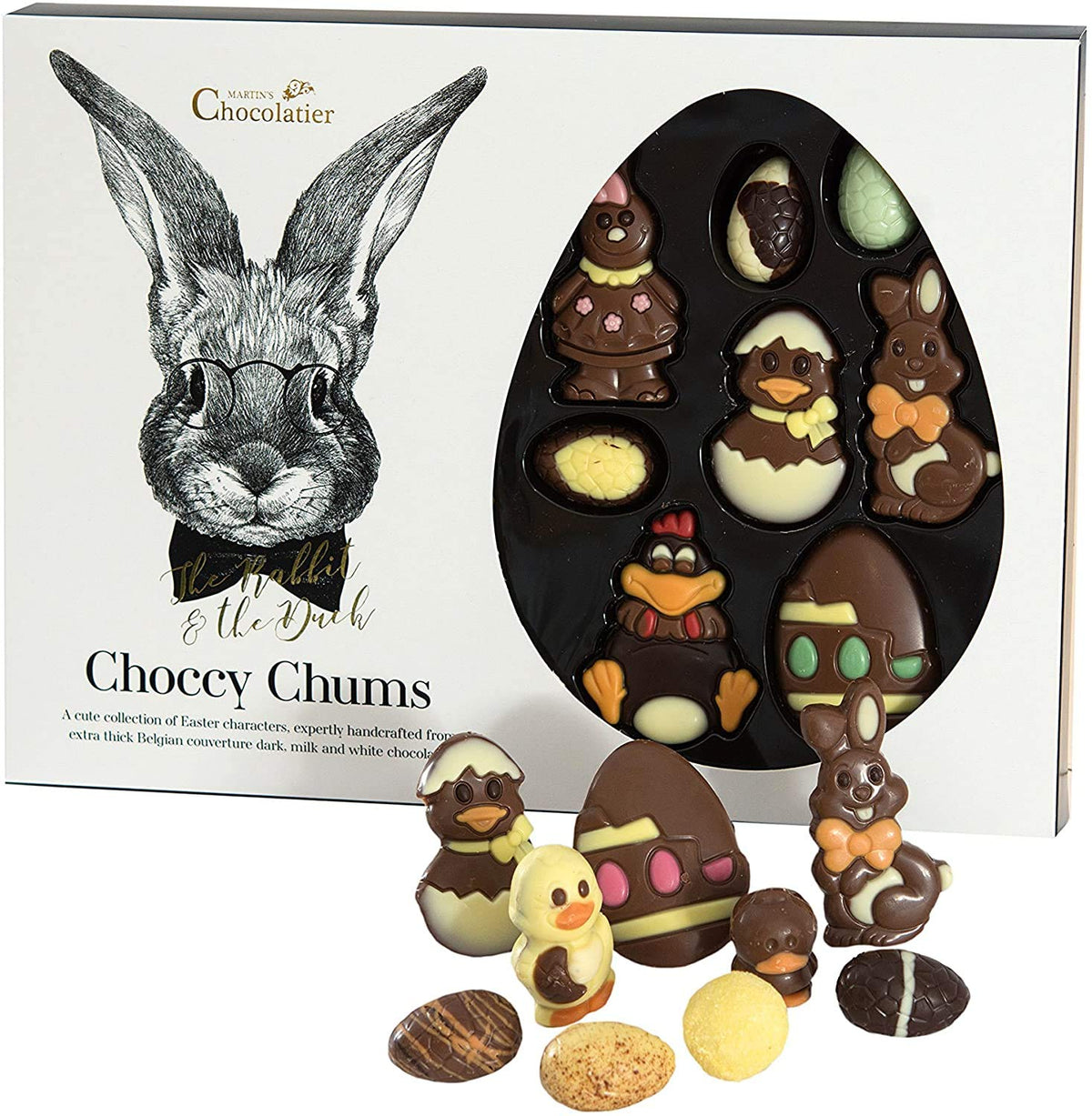 MartinÃƒÆ’Ã†â€™Ãƒâ€šÃ‚Â¢ÃƒÆ’Ã‚Â¢ÃƒÂ¢Ã¢â€šÂ¬Ã…Â¡Ãƒâ€šÃ‚Â¬ÃƒÆ’Ã‚Â¢ÃƒÂ¢Ã¢â€šÂ¬Ã…Â¾Ãƒâ€šÃ‚Â¢s Chocolatier Luxury Easter Chocolate Assortment Gift | Luxury Easter Eggs, Bunny & Chicken Character Pack for Egg Hunt