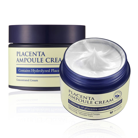 [Mizon] Placenta Cream (50ml) Highly Concentrated Placenta Free of Parabens for Skin Renewal, Revitalization and Protection