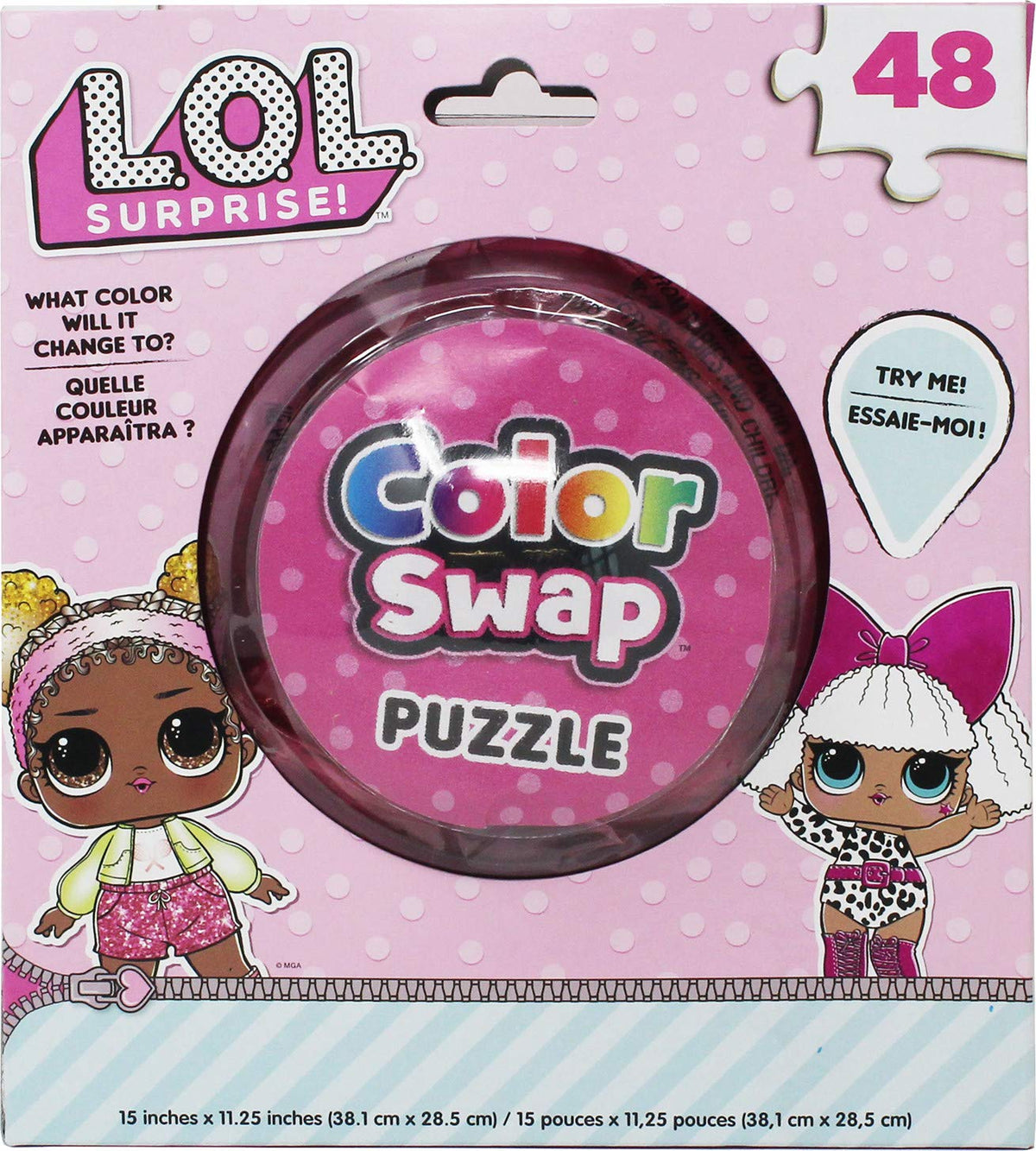 Spin Master L.O.L. Surprise! 7 Layers of Fun, Board Game for Families and Kids Ages 5 and up, Pink, Standard (6041601)