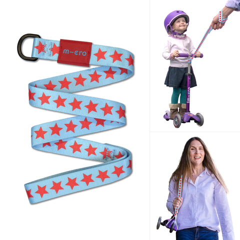 Micro Scooters | Eco Pull and Carry Strap | Scooter Accessories | Handlebar Reins | Pull Along | Boys & Girls | 83cm | Blue
