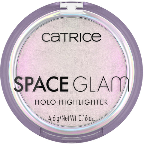 Catrice | Space Glam Holo Highlighter | Iridescent, Multichrome, Highly Pigmented | Pink, Gold & Green Shimmer Effect | Vegan & Cruelty Free