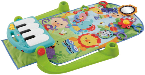 Fisher-Price Kick 'n Play Piano Gym, Blue/Green