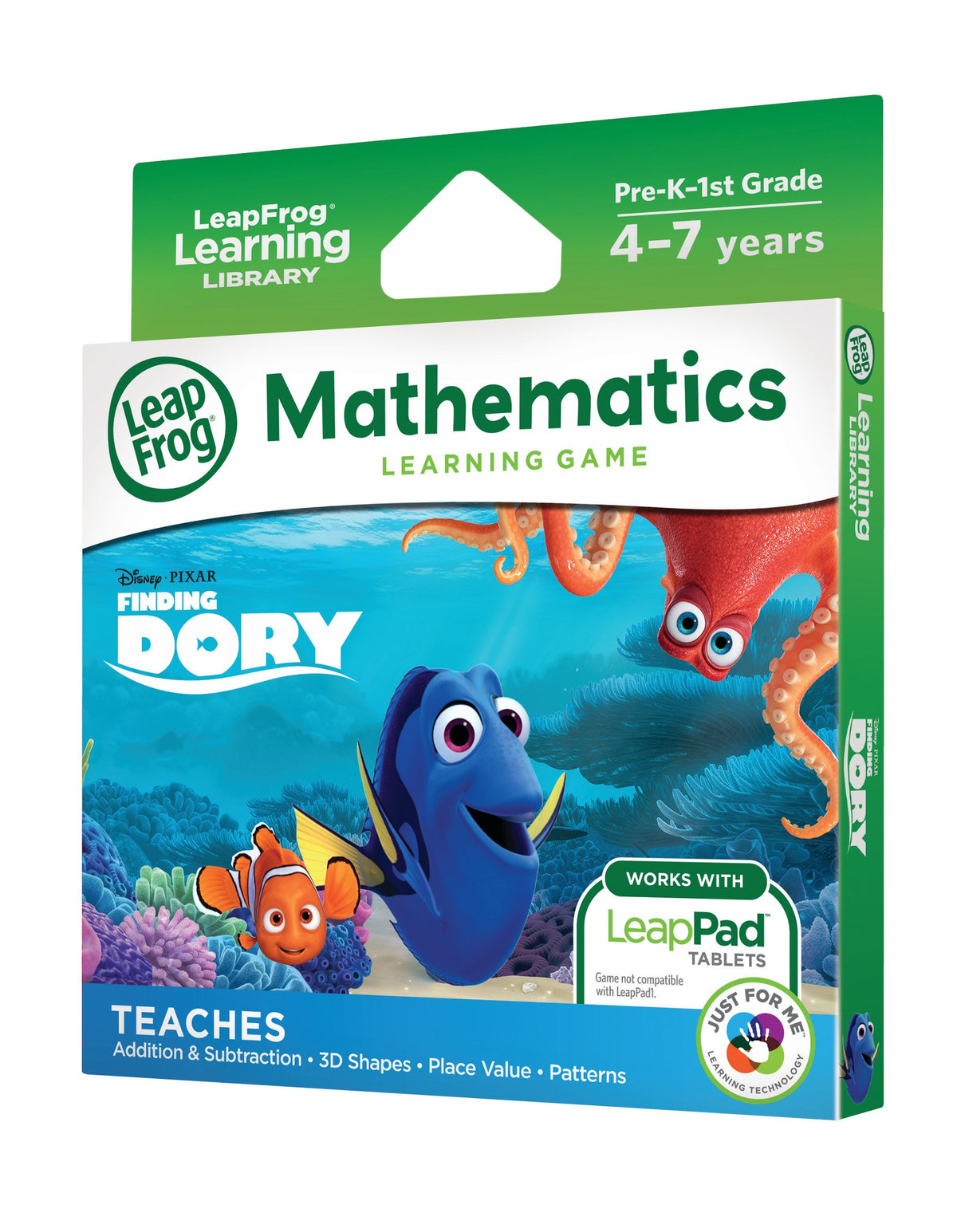 LeapFrog Disney/Pixar Finding Dory Learning Game (for LeapPad Platinum, LeapPad Ultra, LeapPad2, LeapPad3)