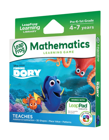 LeapFrog Disney/Pixar Finding Dory Learning Game (for LeapPad Platinum, LeapPad Ultra, LeapPad2, LeapPad3)