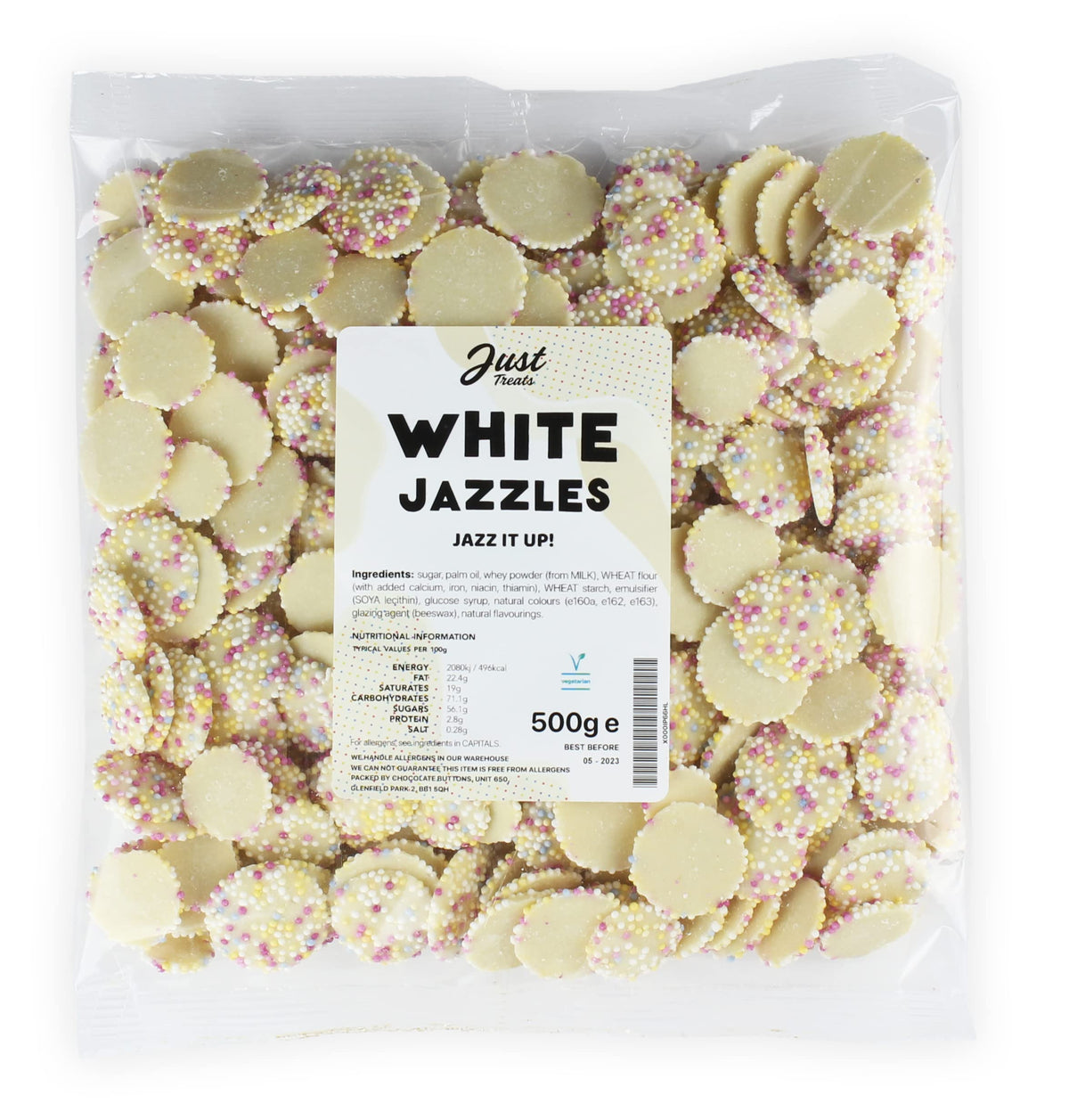 Just Treats White Chocolate Snowies (500g Share Bag)ÃƒÆ’Ã†â€™Ãƒâ€ Ã¢â‚¬â„¢ÃƒÆ’Ã¢â‚¬Å¡Ãƒâ€šÃ‚Â¢ÃƒÆ’Ã†â€™Ãƒâ€šÃ‚Â¢ÃƒÆ’Ã‚Â¢ÃƒÂ¢Ã¢â‚¬Å¡Ã‚Â¬Ãƒâ€¦Ã‚Â¡ÃƒÆ’Ã¢â‚¬Å¡Ãƒâ€šÃ‚Â¬ÃƒÆ’Ã†â€™ÃƒÂ¢Ã¢â€šÂ¬Ã…Â¡ÃƒÆ’Ã¢â‚¬Å¡Ãƒâ€šÃ‚Â¦