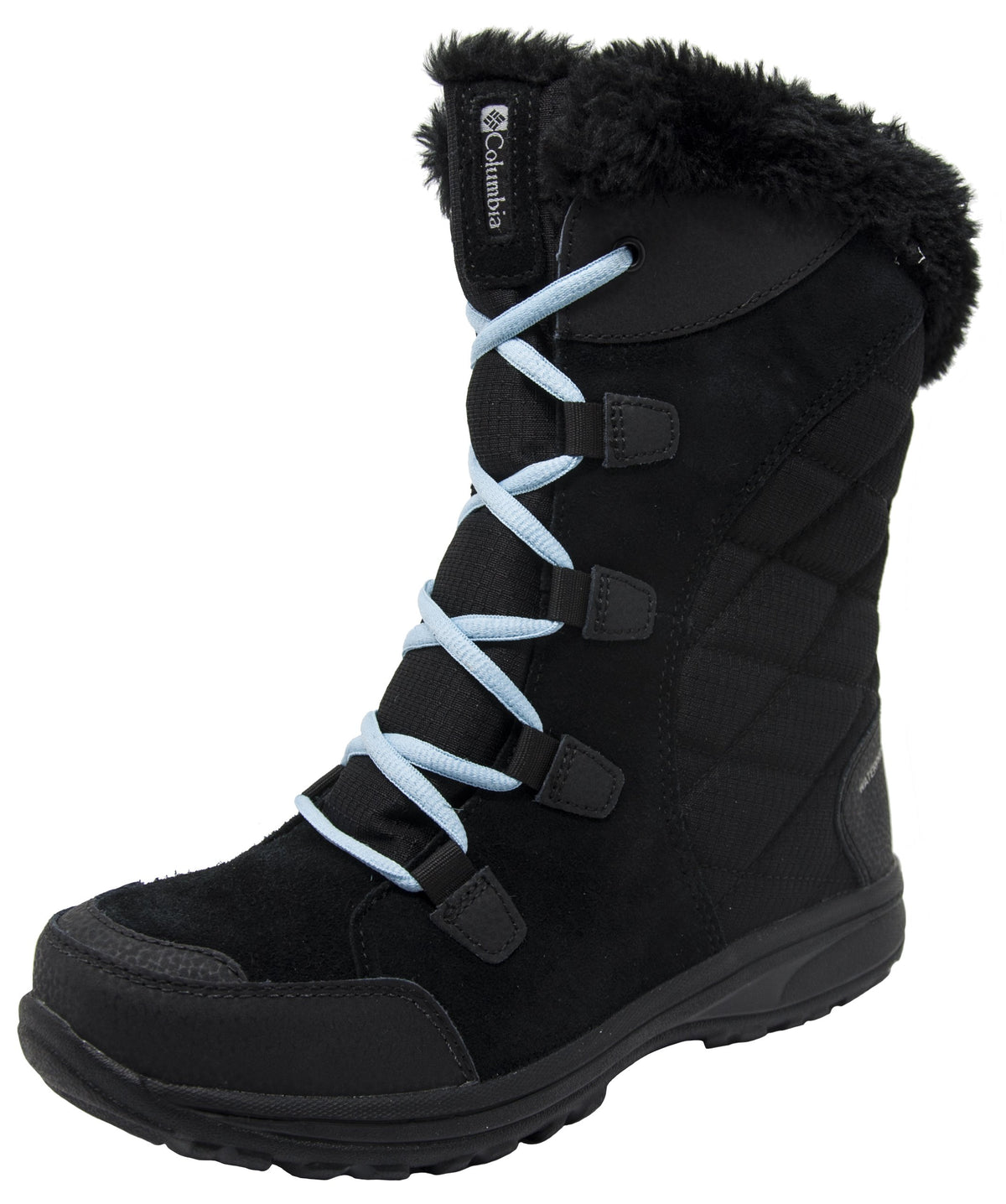 Columbia Women's Ice Maiden II Snow Boot (6.5 B(M) US, Black/Oxygen)