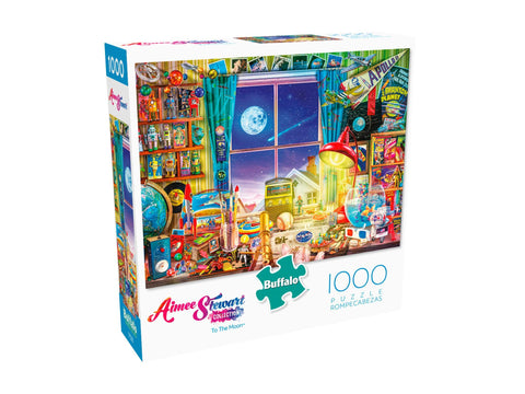 Buffalo Games - Aimee Stewart - to The Moon - 1000 Piece Jigsaw Puzzle