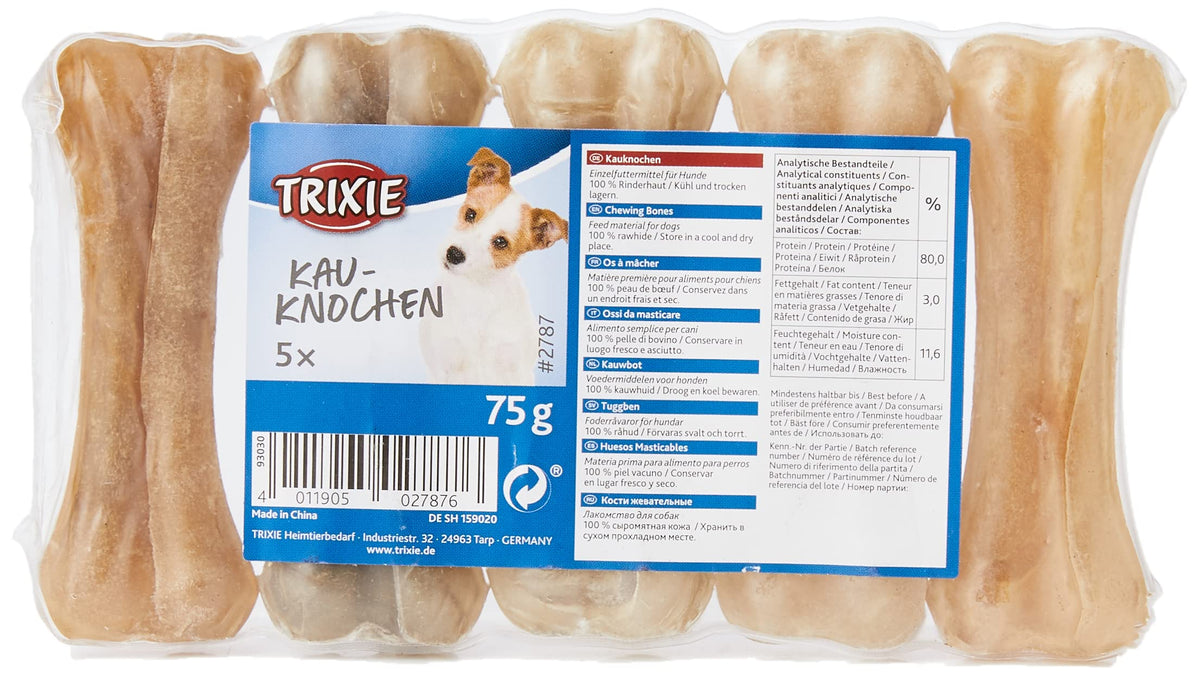 Trixie Chewing Bone, Pressed, 8 cm, Pack of 5