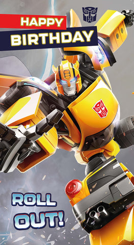 Danilo Promotions LTD Transformers Birthday Card, Childrens Birthday Card For Birthday Celebration, Transformers Card For Kids, Officially Licensed Birthday Card,Multi,9 x 5