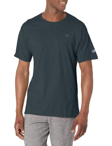 Champion Classic, Everyday Tee, Comfortable Soft Men's T-Shirt (Reg. or Big, Granite Heather, Large Tall