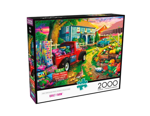 Buffalo Games - Quilt Farm - 2000 Piece Jigsaw Puzzle