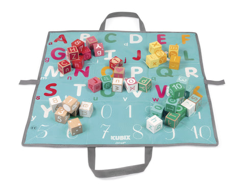 Janod Kubix 40 Letter Wooden Blocks