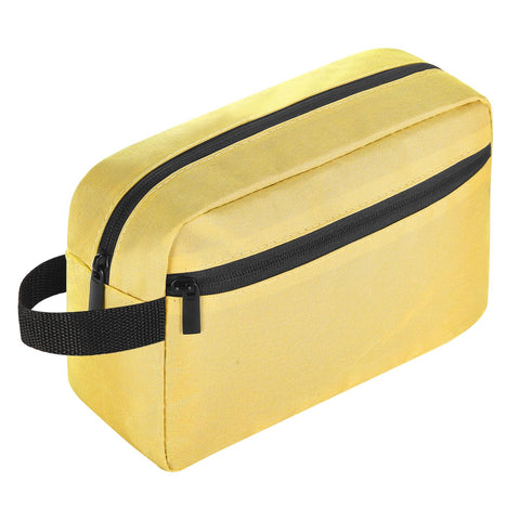 Icramsy Travel Toiletry bag Toiletry bag for women men Hanging toiletry bag Cosmetic bag Travel accessories for Women Men (Yellow)