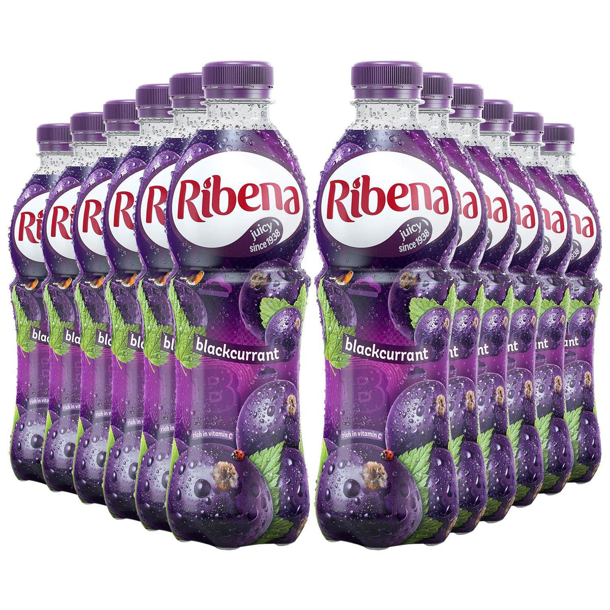 Ribena Ready to Drink Blackcurrant Juice - 12pk x 500ml by Ribena