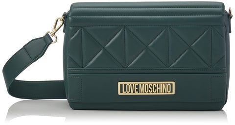 Love Moschino Women's Jc4117pp1flt0 Shoulder Bag, Green, 28x28x10