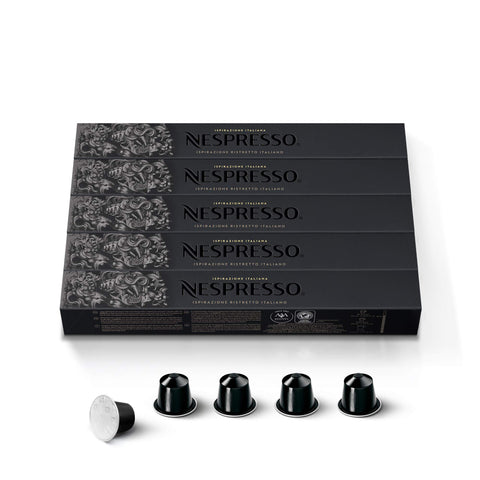 Nespresso Caffe 50 x Ristretto Capsules - Original