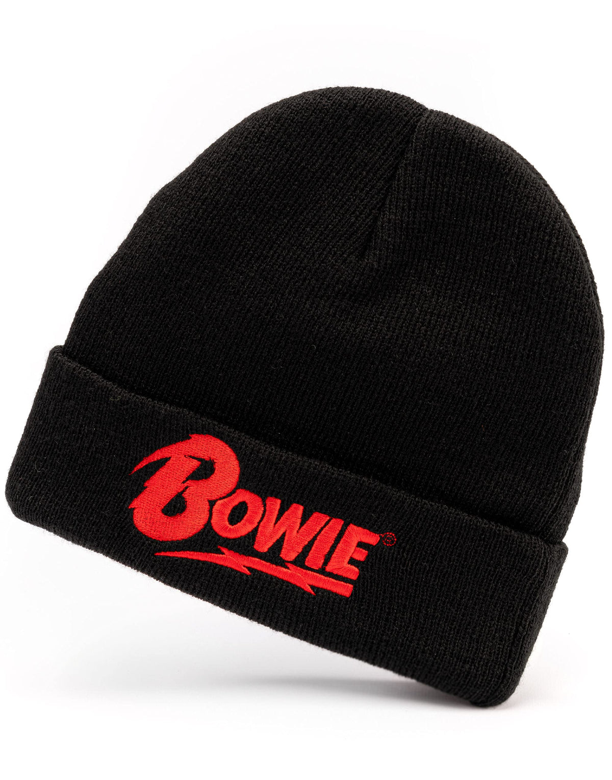 David Bowie Beanie Hat for Men & Women | Unisex Black Soft Woolly Glam Rock Band Cap | Music CD Merchandise One Size Winter Hat One Size