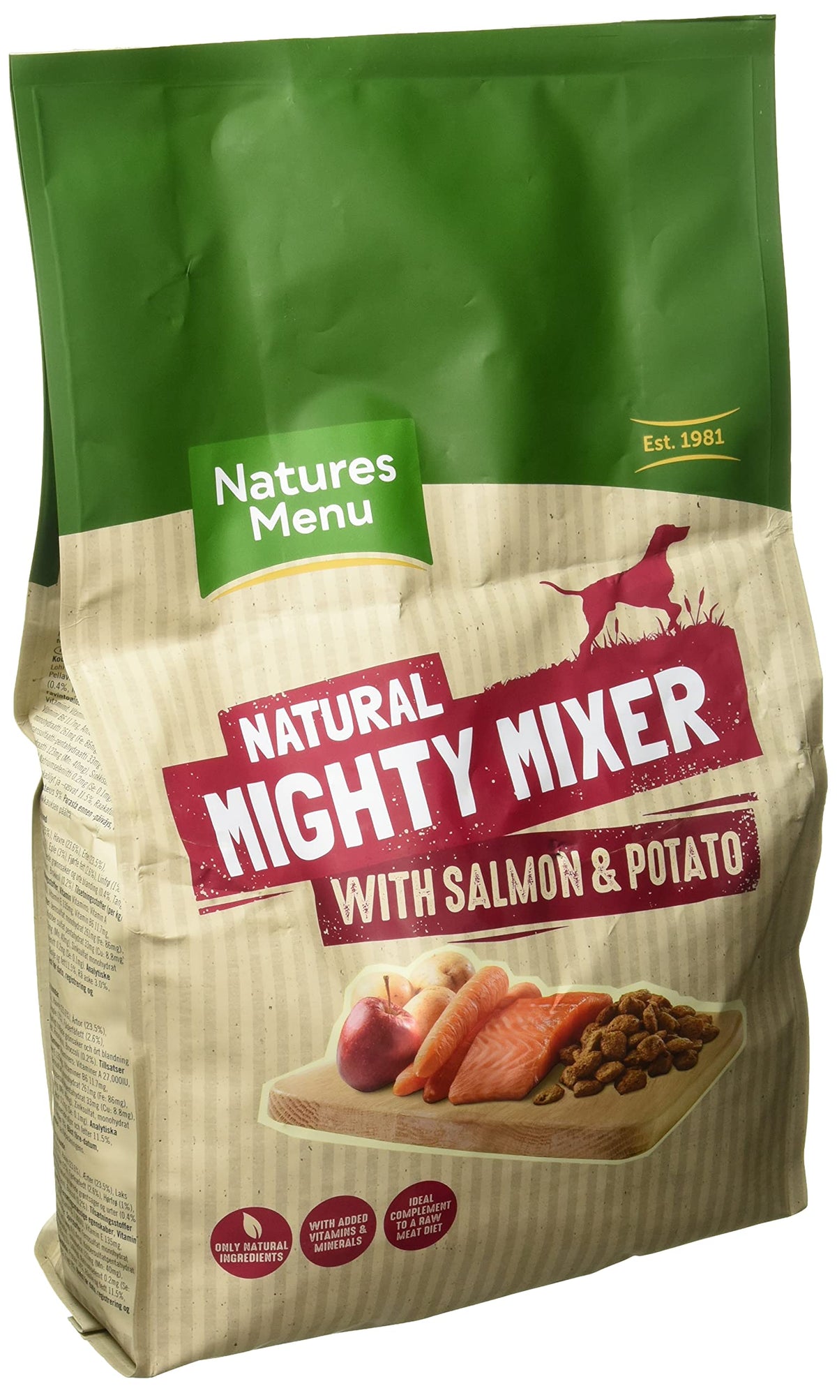 Natures Menu Mighty Mixer Biscuit with Salmon & Potatoes (1 x 2kg)