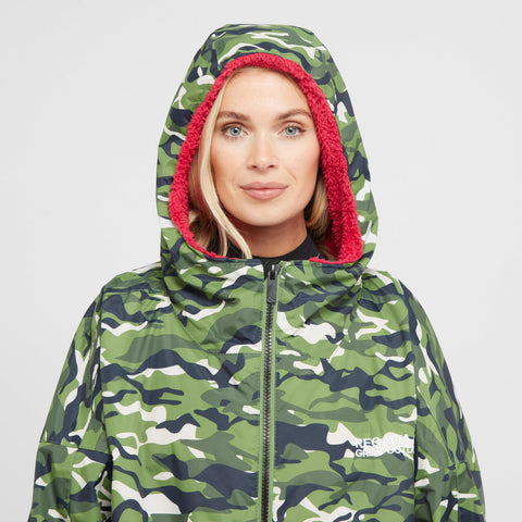 Regatta Outdoor Active Unisex Waterproof Changing Robe - Camo/Pink - SM