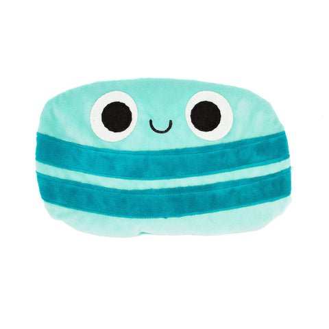 GAMAGO Macaron Heating Pad & Pillow Huggable - Microwavable Heat Pad for Cramps, Aches & Anxiety Relief - Cute Heat Pack Stuffed with Eco-Friendly Buckwheat & Dried Lavender Blue