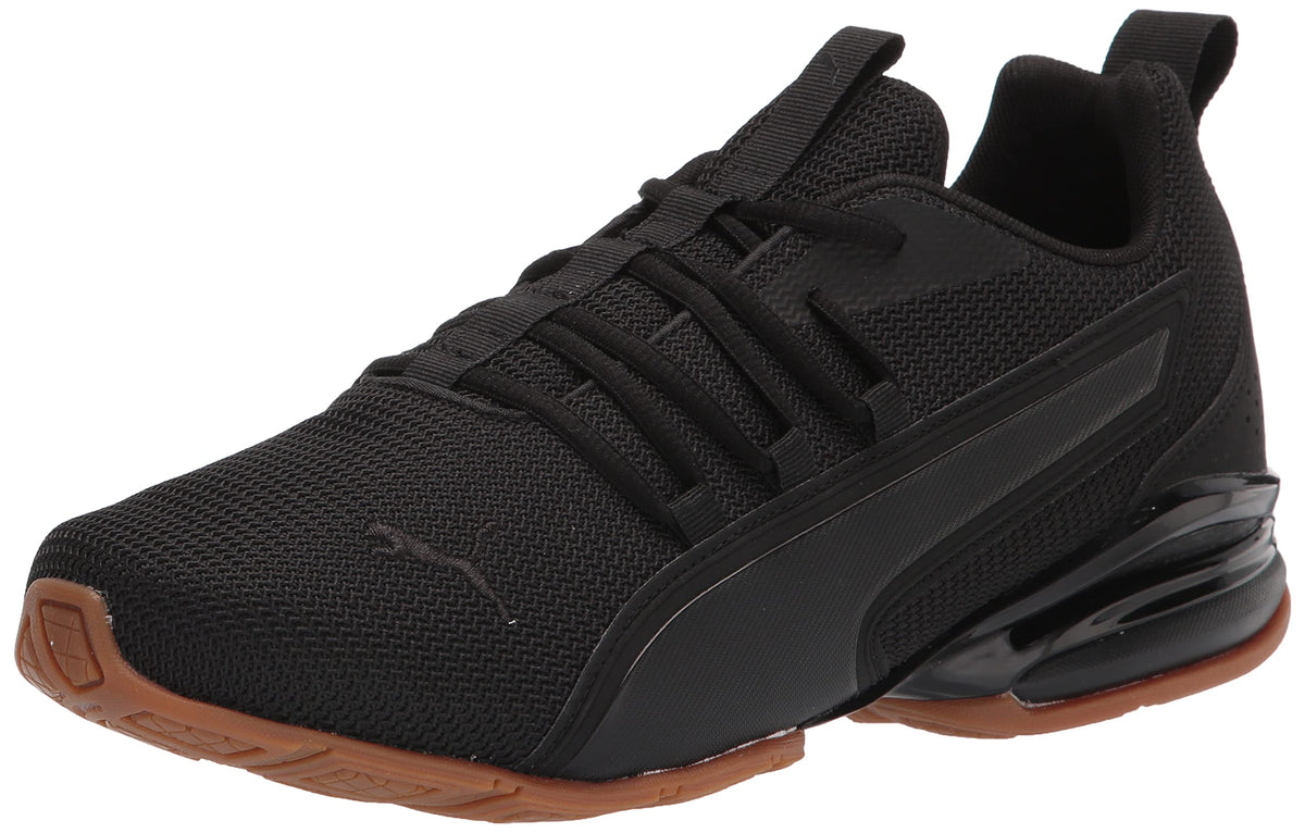 PUMA Mens Axelion Cross Trainer, NXT PUMA Mens Black-Gum, 9.5