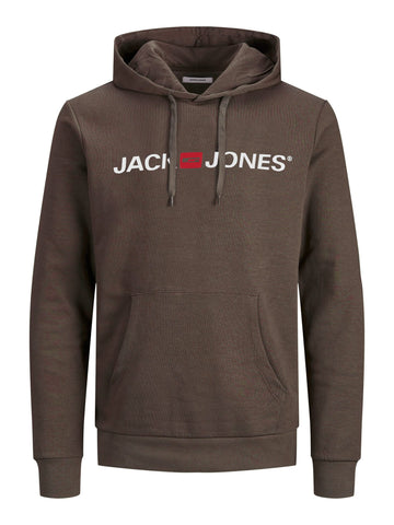 JACK & JONES Male logo hoodie, L