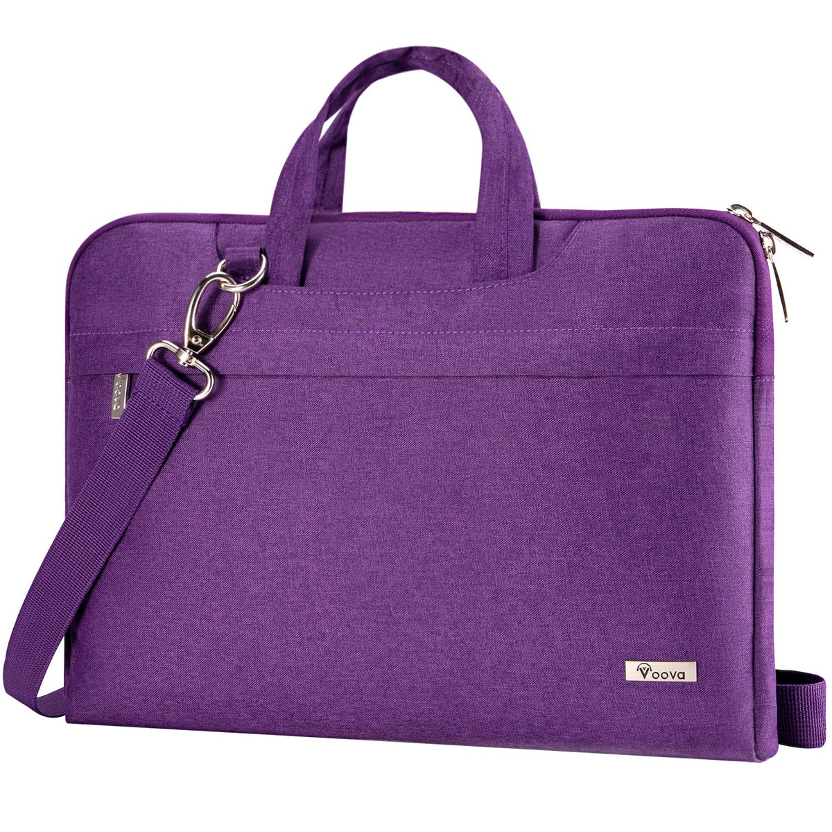 Voova Laptop Bag 15 15.6 Inch for Women Lady, Waterproof Laptop Case Sleeve with Shoulder Strap, Computer Cover for MacBook Pro 15/16, MacBook Air 15 M2, 16ÃƒÆ’Ã‚Â¢ÃƒÂ¢Ã¢â‚¬Å¡Ã‚Â¬Ãƒâ€šÃ‚Â HP Acer Lenovo Asus Laptop-Purple