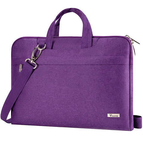 Voova Laptop Bag 15 15.6 Inch for Women Lady, Waterproof Laptop Case Sleeve with Shoulder Strap, Computer Cover for MacBook Pro 15/16, MacBook Air 15 M2, 16ÃƒÆ’Ã‚Â¢ÃƒÂ¢Ã¢â‚¬Å¡Ã‚Â¬Ãƒâ€šÃ‚Â HP Acer Lenovo Asus Laptop-Purple
